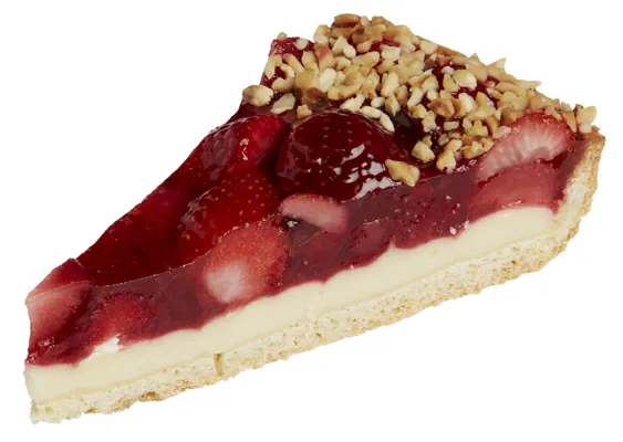 JORDBÆRKAKE DELT 1650G 12 BITER JORDBÆRKAKE DELT 1650G 12 BITER