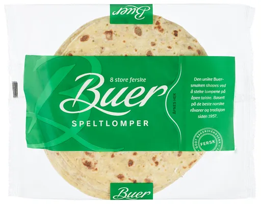 Speltlomper 8stk 270g Buer