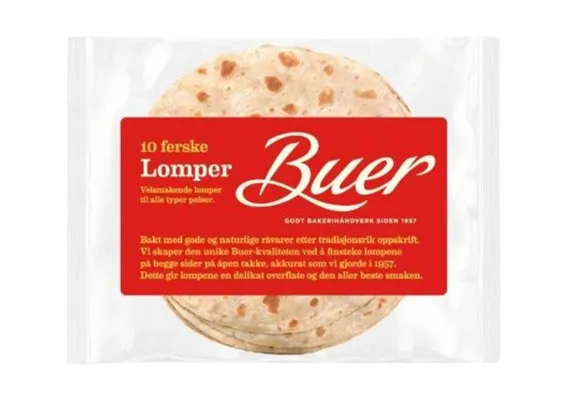 FERSKE LOMPER 10STK 260G BUER FERSKE LOMPER 10STK 260G BUER