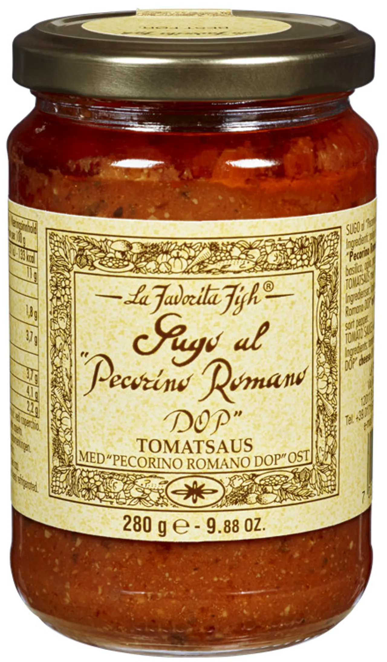 TOMATSAUS PECORINI ROMANO DOP 280G