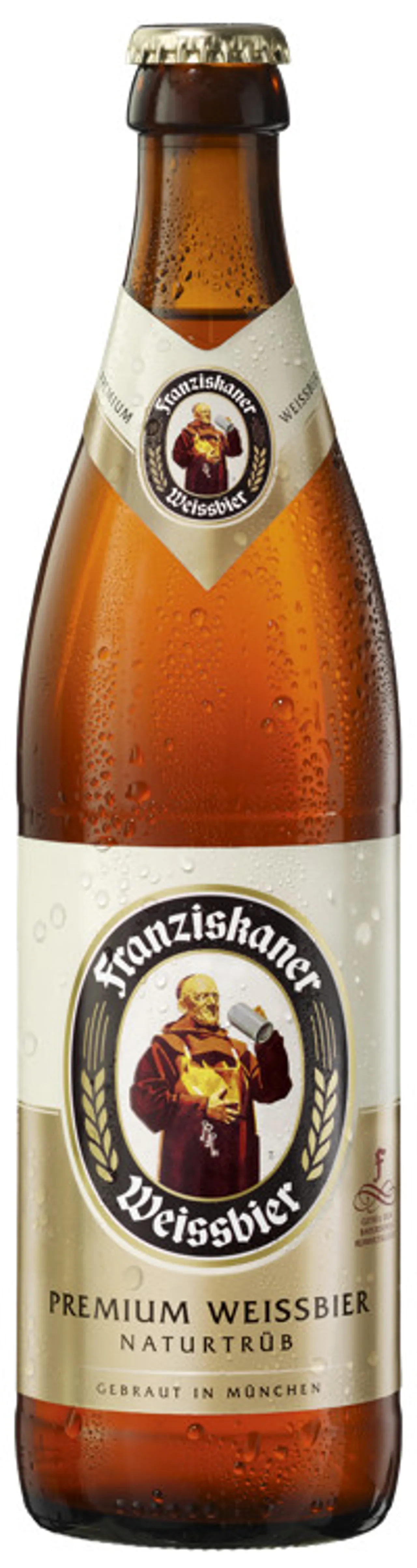 FRANZISKANER WEISSBIER NATURTRUB 5% 0.5L FL