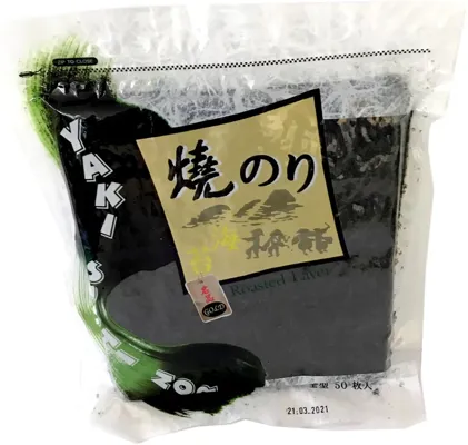 LOTUS YAKI SUSHI NORI - FULL CUT (50SHTS) 120G KOREA LOTUS YAKI SUSHI NORI - FULL CUT (50SHTS) 120G KOREA