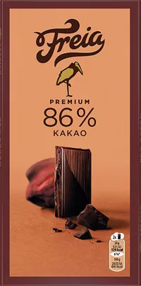 Premium Mørk Tynn 86% 100g Freia
