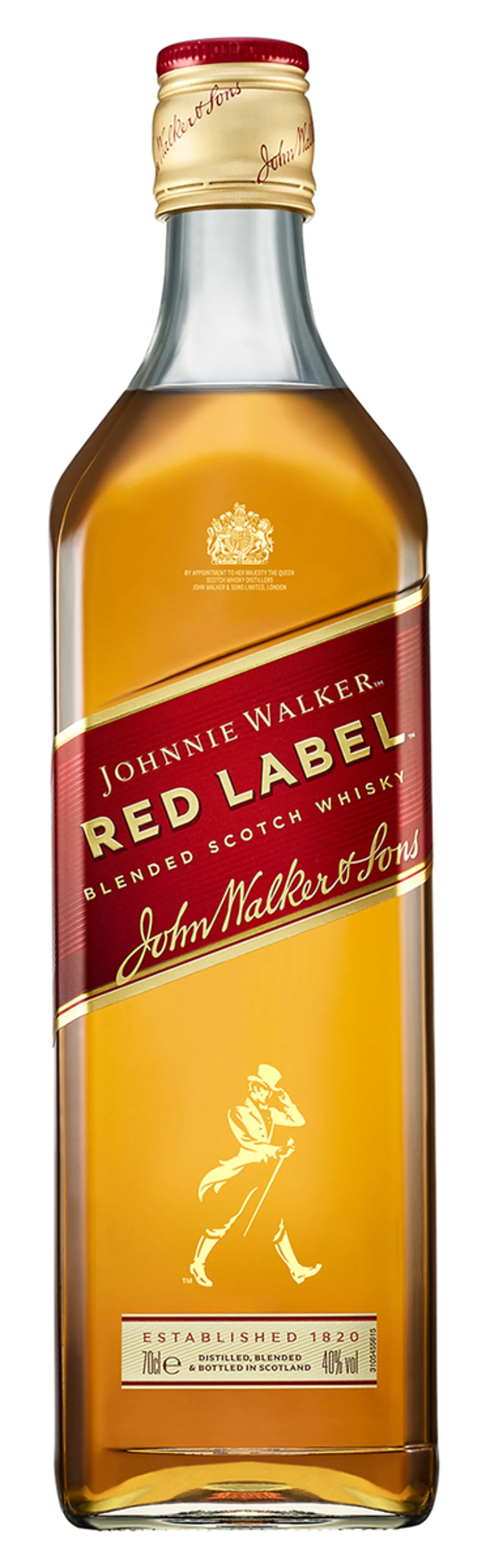 JOHNNIE WALKER RED LABEL 40% 70CL