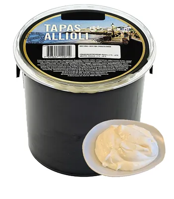 TAPAS ALLIOLI (AIOLI) 1KG BEGER ARTERIOS/SLÅTTO TAPAS ALLIOLI (AIOLI) 1KG BEGER ARTERIOS/SLÅTTO