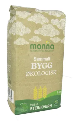 BYGG SAMMALT 1 KG ØKOLOGISK MANNA BYGG SAMMALT 1 KG ØKOLOGISK MANNA