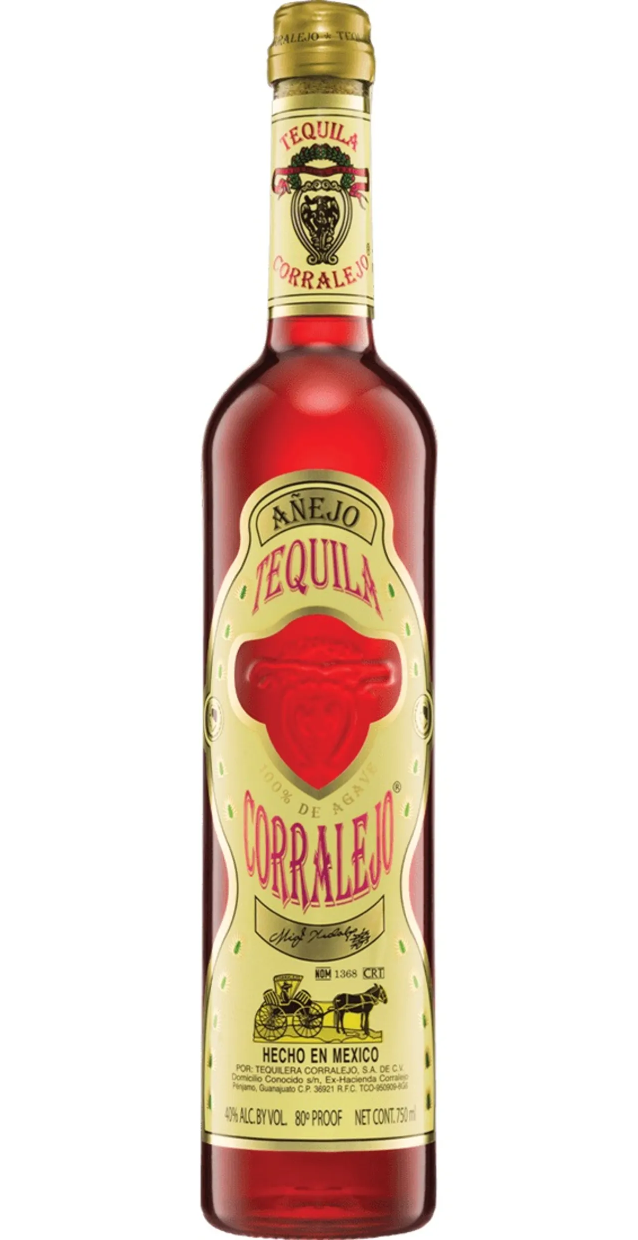 TEQUILA CORRALEJO ANEJO 38% 70CL