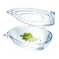 SALAD BOWL W/LID RPET 750ML 56PCC