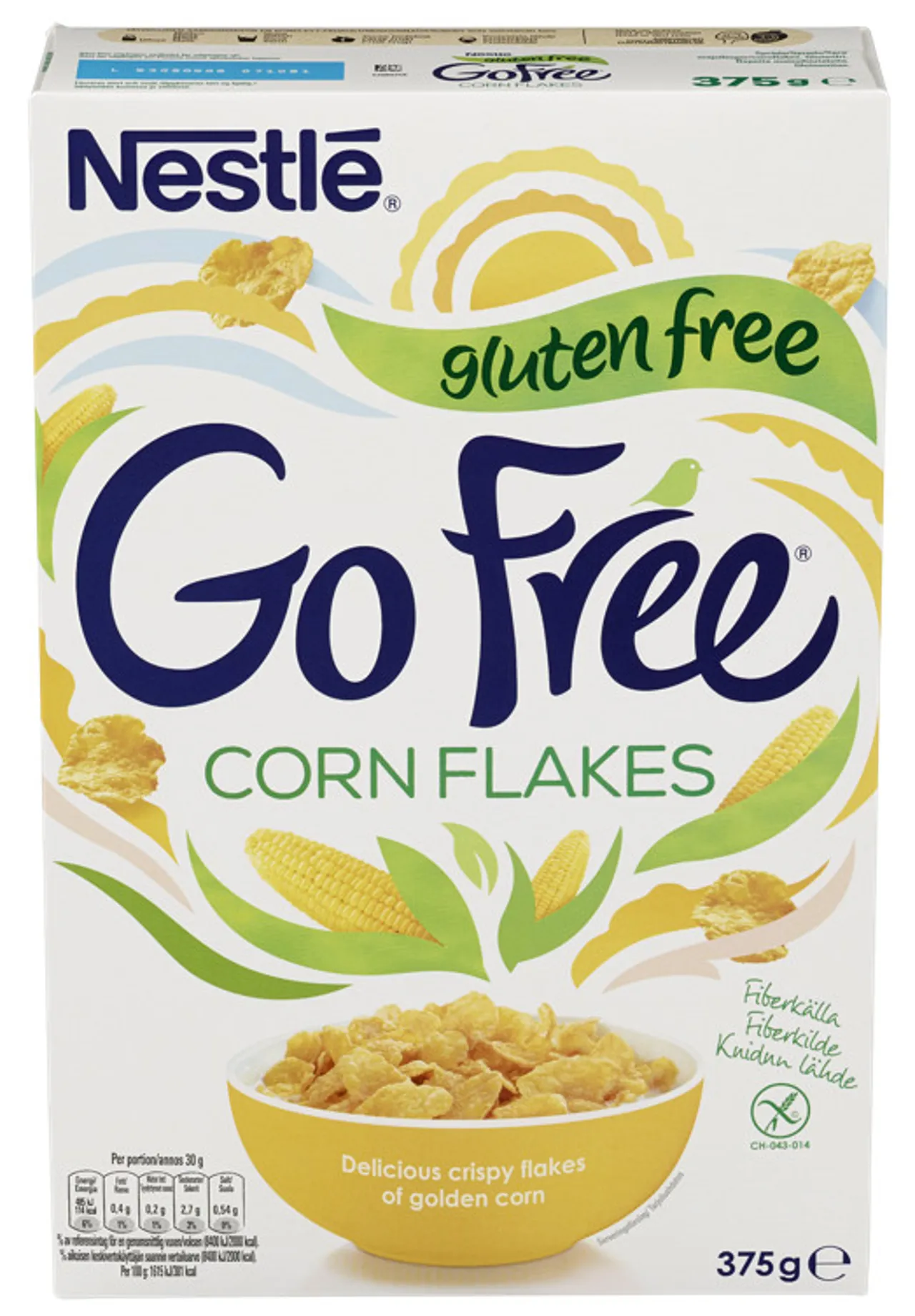 GO FREE CORN FLAKES 375G