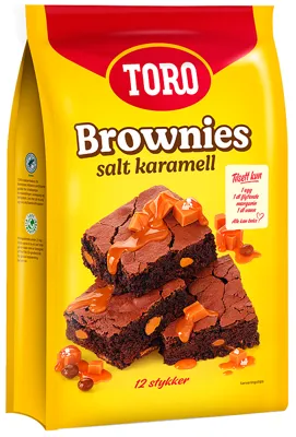 TORO BROWNIES SALT KARAMELL 5X541G TORO BROWNIES SALT KARAMELL 5X541G