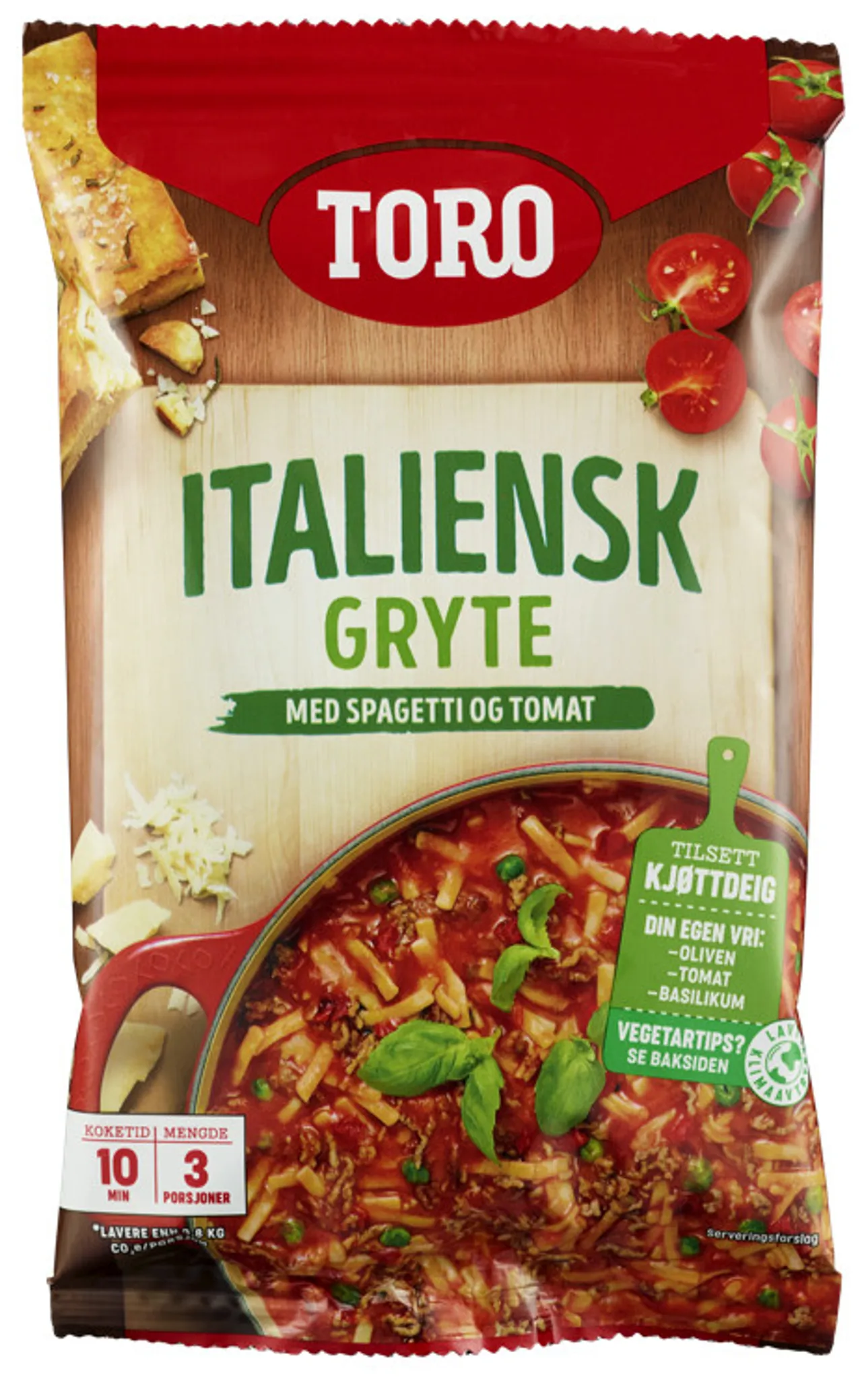 TORO ITALIENSK GRYTE 9X176G