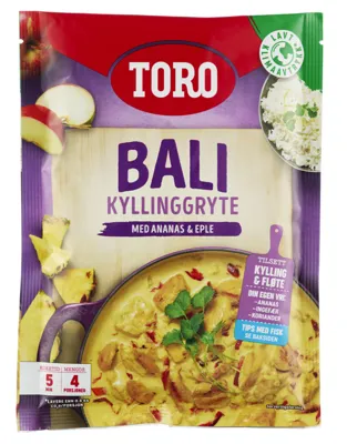 TORO BALI KYLLING GRYTE 12X91G TORO BALI KYLLING GRYTE 12X91G