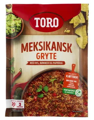 TORO MEKSIKANSK GRYTE 13X189G TORO MEKSIKANSK GRYTE 13X189G