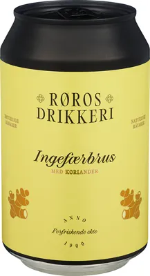 Ingefærbrus Fra Røros Mineralvann 33cl Ingefærbrus Fra Røros Mineralvann 33cl