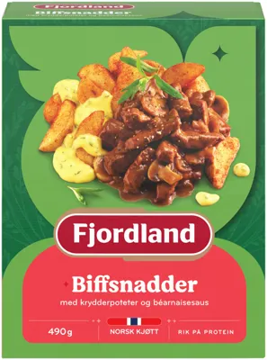 Biffsnadder Med Krydderpoteter Og Béarnaisesaus 490g Fjordla