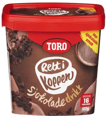 Toro Rett I Koppen Sjokoladedrikk 512g