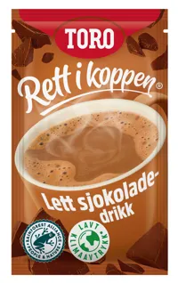 Toro Rett I Koppen Sjokoladedrikk Lett 10x14g
