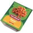FJORDLAND PASTA MED KJØTTSAUS MED TOMAT, LØK OG URTER I SKÅL
