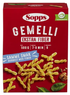 Gemelli Ekstra Fiber 500g Sopps