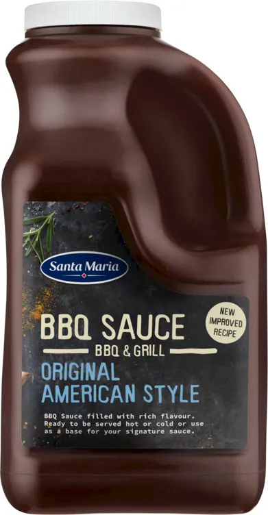 BBQ SAUCE ORIGINAL AMERICAN STYLE 2575G SANTA MARIA BBQ SAUCE ORIGINAL AMERICAN STYLE 2575G SANTA MARIA