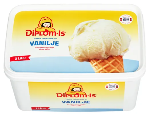 Diplom-Is Vanilje 2l