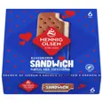 SANDWICH ICE CREAM W/ TOFFEE TASTE & COOKIE 6PCE
