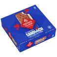 SANDWICH ICE CREAM W/ TOFFEE TASTE & COOKIE 6PCE