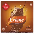 CREME MINI ALMOND VANILLA W/ CHOCOLATE & ALMONDS 6PCE