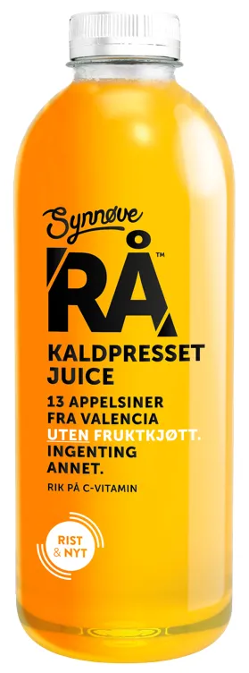 RÅ KALDPRESSET APPELSINJUICE 1L RÅ KALDPRESSET APPELSINJUICE 1L