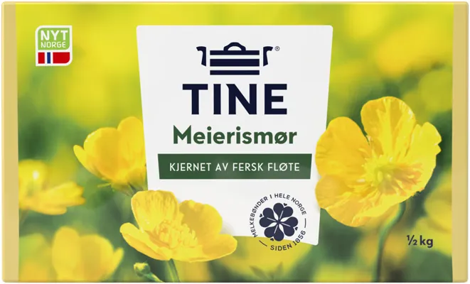 TINE MEIERISMØR FOLIE 500G TINE MEIERISMØR FOLIE 500G