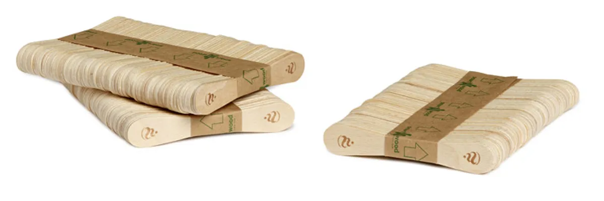 FLAT WOODEN ICE SPOON DISPENSER   6500PCE FLAT WOODEN ICE SPOON DISPENSER   6500PCE