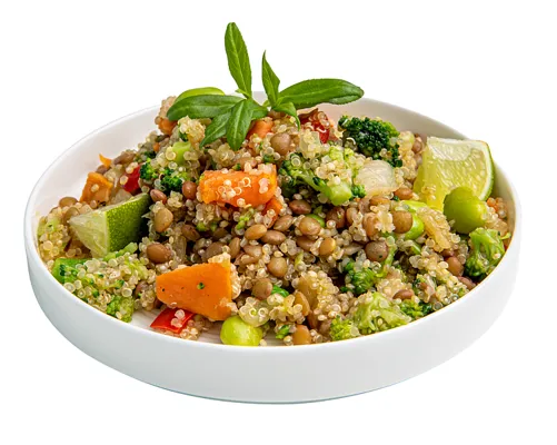 Quinoa Pilaff M/Linser Og Brokkoli Vegetar