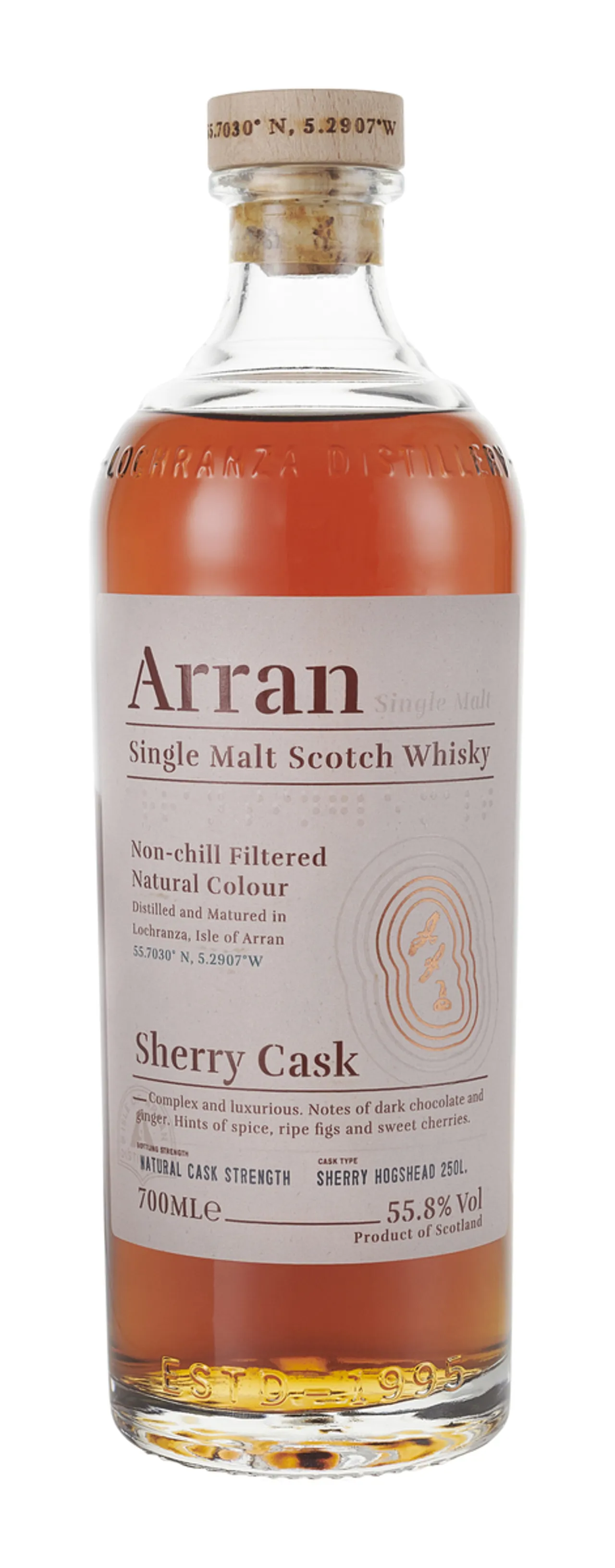 ARRAN SHERRY CASK 55,8% 70CL