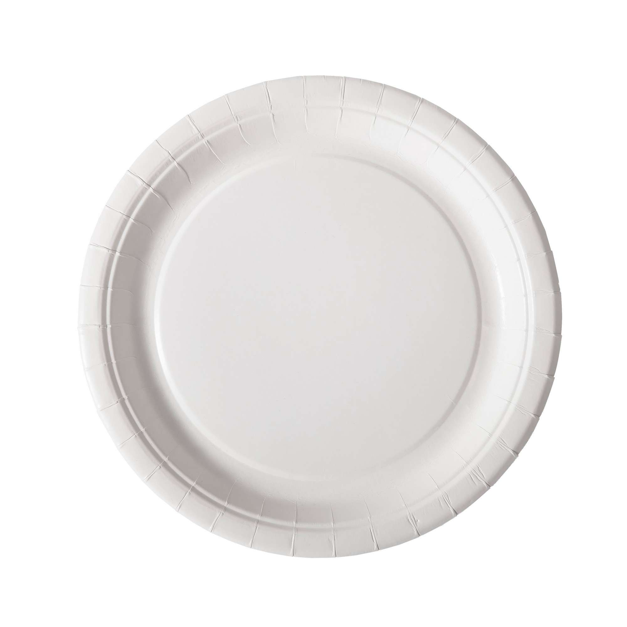 TALL.BELAGT PAPIR FLAT 18CM HVIT 100PK