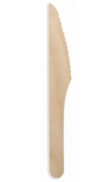 WOODEN KNIFE 165MM   100PCE WOODEN KNIFE 165MM   100PCE