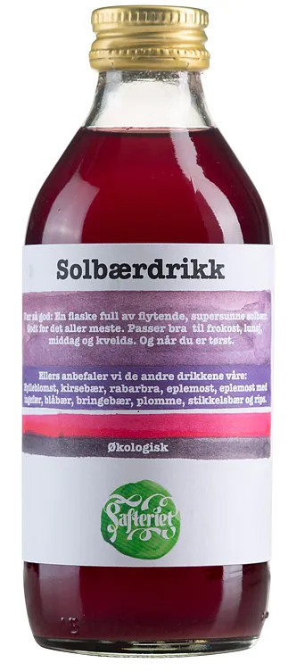 SAFTERIET SOLBÆRDRIKK ØKOLOGISK 0.25 L SAFTERIET SOLBÆRDRIKK ØKOLOGISK 0.25 L