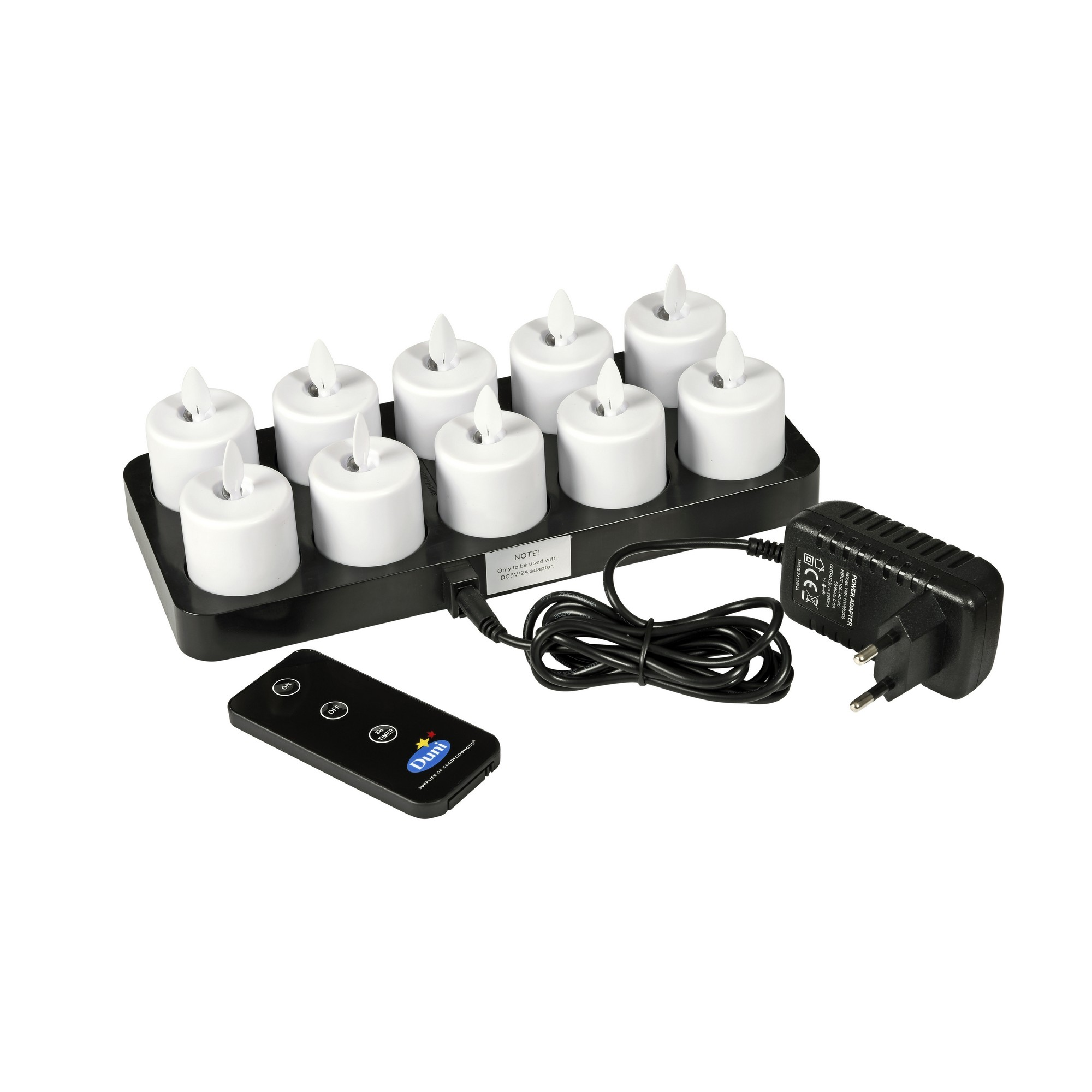 MOVINGFLAME LED OPPLADBARE LYS