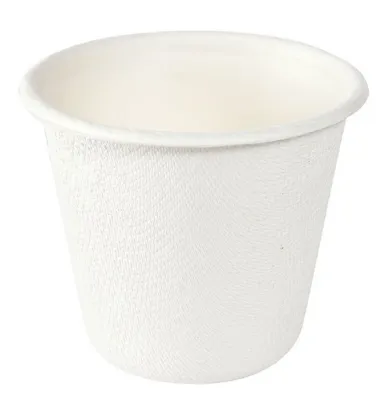 BAGASSE FIBER DRESSINGBEGER HVIT 63X63X53 85ML BAGASSE FIBER DRESSINGBEGER HVIT 63X63X53 85ML