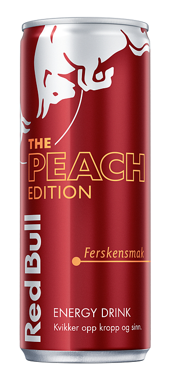 RED BULL ENERGIDRIKK PEACH EDITION FERSKENSMAK 250 ML