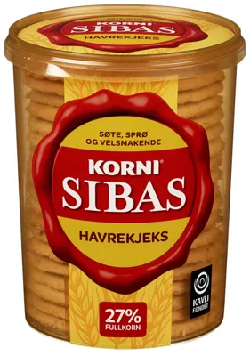 Sibas Havrekjeks Bks 290g