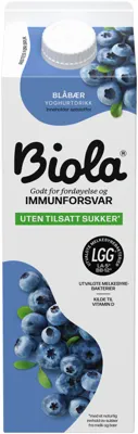 Biola Blåbær Uten 1000g Tine
