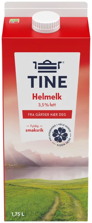 TINE HELMELK 3,5% 1,75L TINE HELMELK 3,5% 1,75L