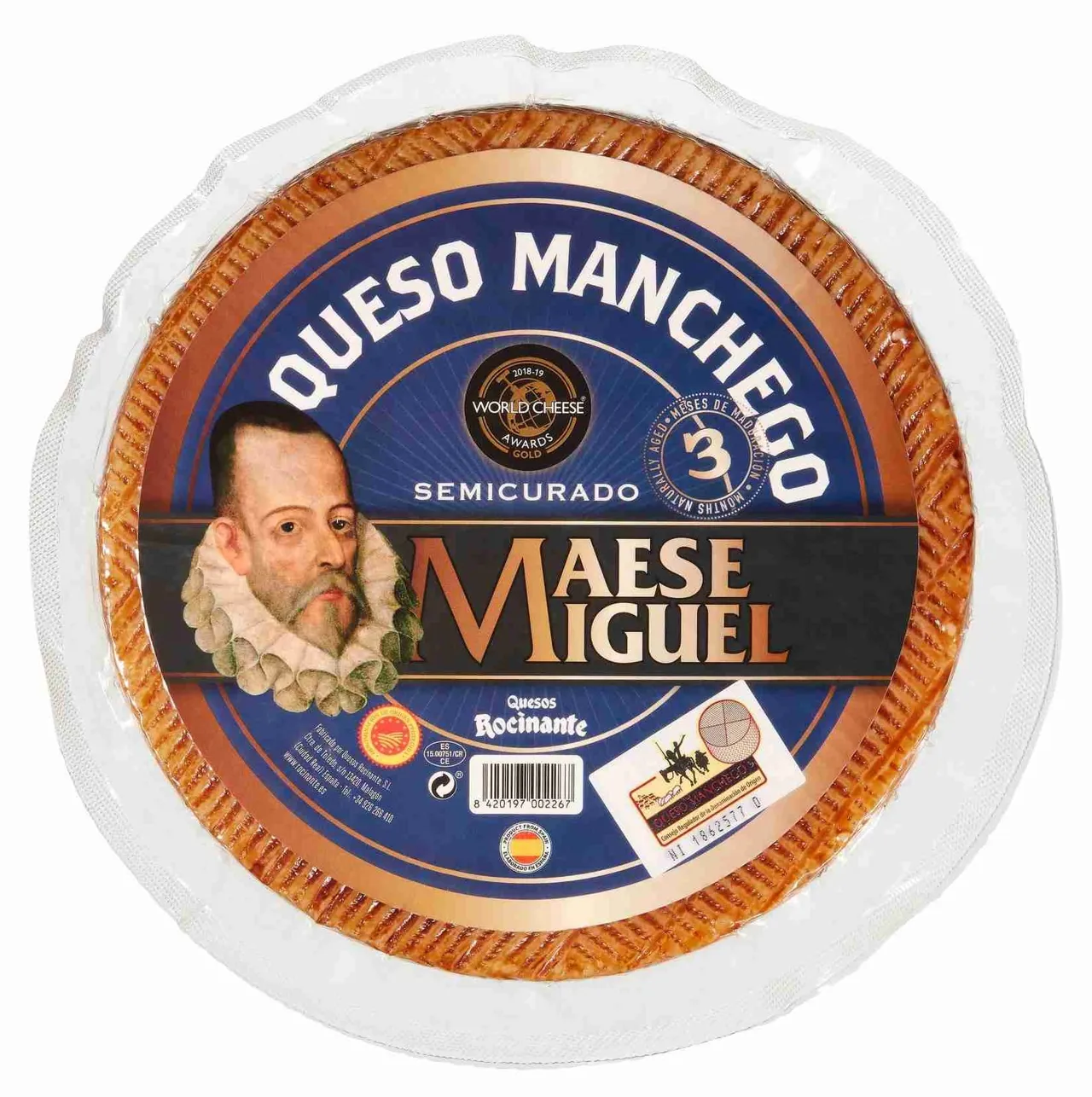 MANCHEGO DOP 3 MND CA 2X3KG