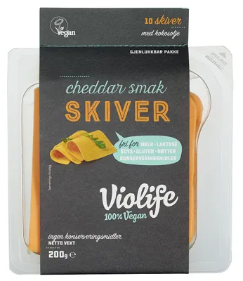 Skiver Cheddar 200g Violife