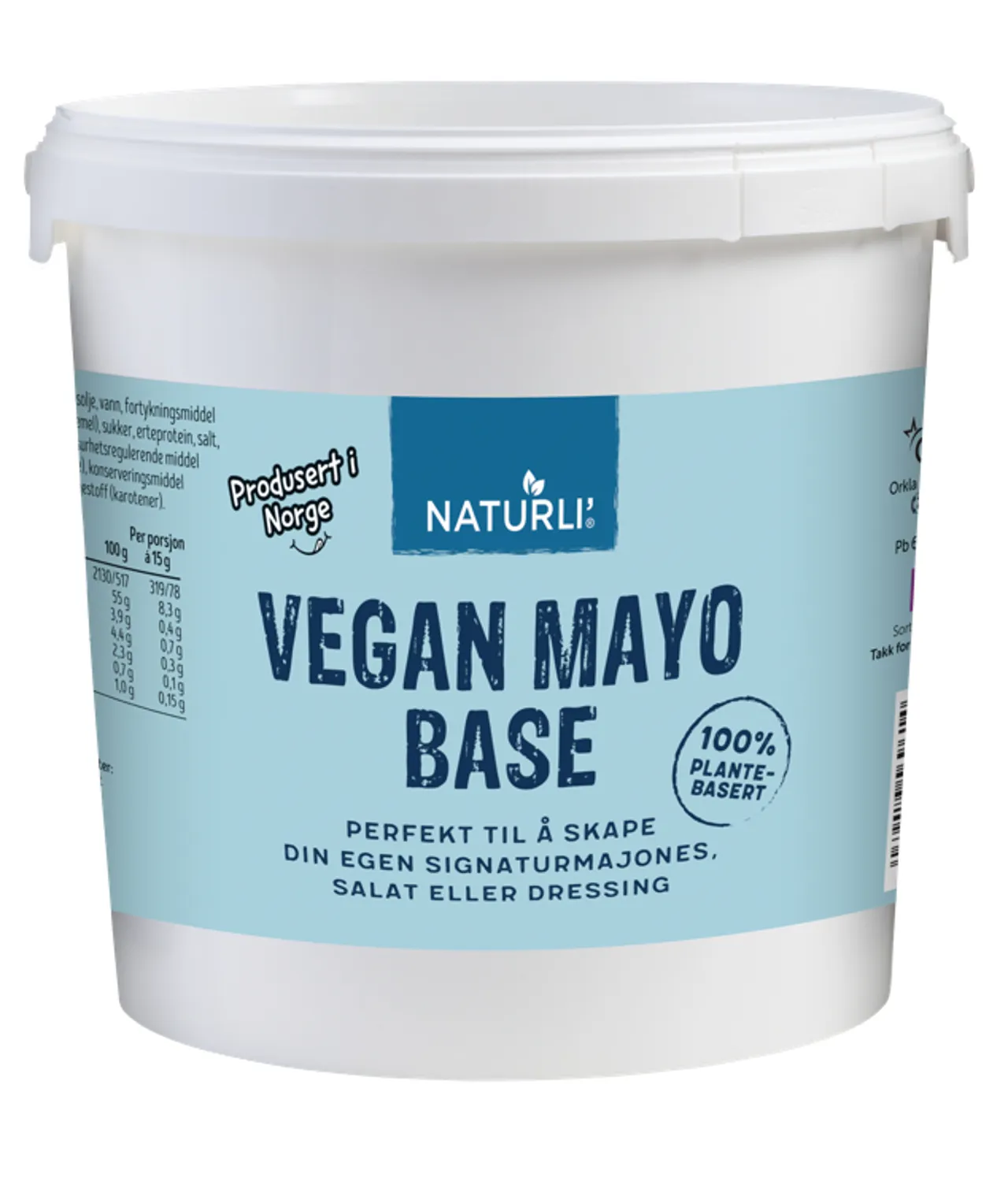NATURLI' VEGAN MAYO BASE 10KG