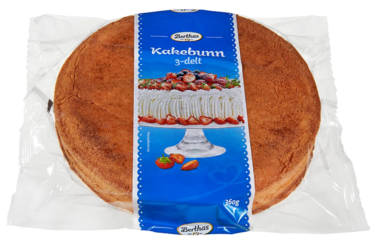 KAKEBUNN 3-DELT 360G BERTHAS