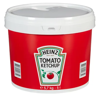 HEINZ TOMATKETCHUP 5,7KG SPANN HEINZ TOMATKETCHUP 5,7KG SPANN