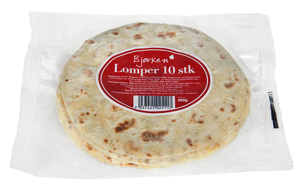 LOMPE 10PK 260G BJØRKEN