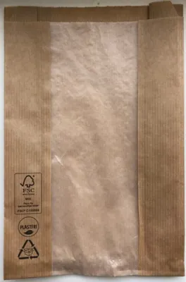 PAPIRPOSE 1KG PLASTFRI 160X60X230MM KARTONG 500 STK PAPIRPOSE 1KG PLASTFRI 160X60X230MM KARTONG 500 STK