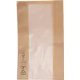 BUN BAG 1KG W/ PERGAMIN PAPIR 160X60X230MM 500PCE